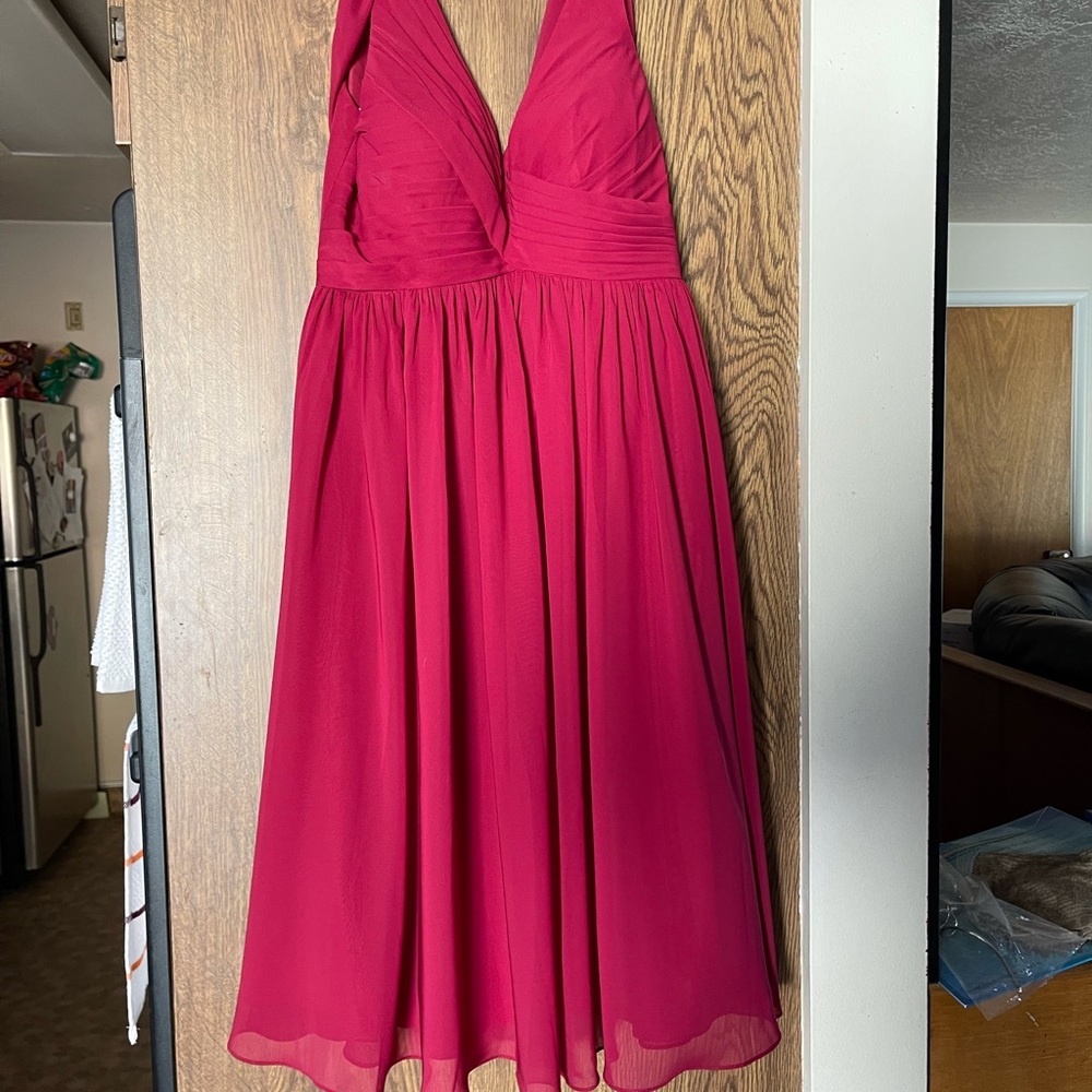 BRAND NEW BURGUNDY DRESS